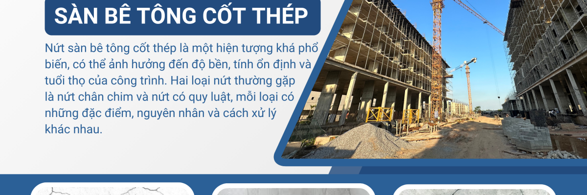 21.8 Nứt châm chim và nứt có quy luật của sàn bê tông